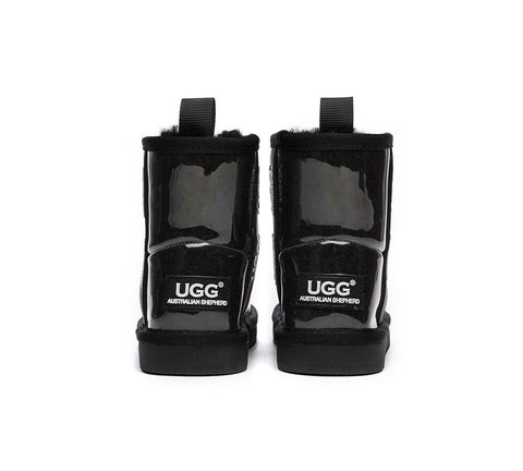 Australian Shepherd® Kids Ugg Boots Clear Waterproof and Shearling Coated Classic
