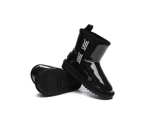 Australian Shepherd® Kids Ugg Boots Clear Waterproof and Shearling Coated Classic