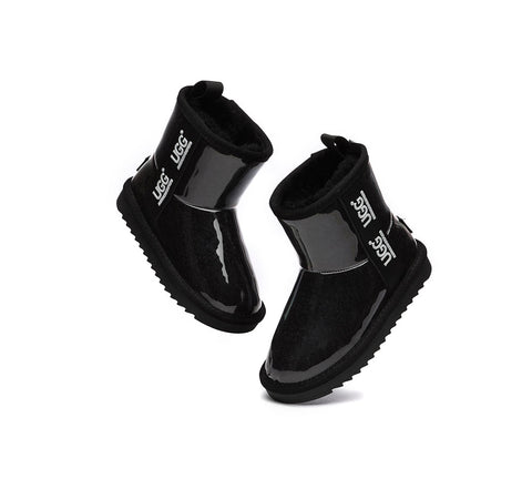Australian Shepherd® Kids Ugg Boots Clear Waterproof and Shearling Coated Classic