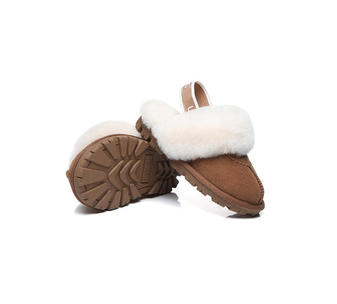 Australian Shepherd®  Kids Slingback UGG Slipper Kids Waffle Plus