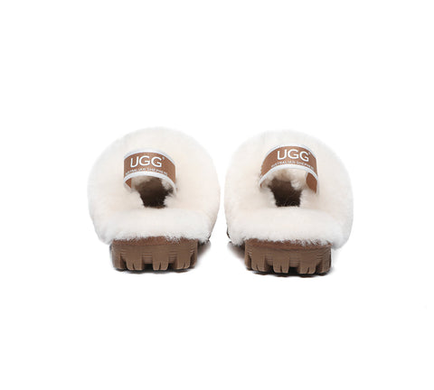 Australian Shepherd®  Kids Slingback UGG Slipper Kids Waffle Plus