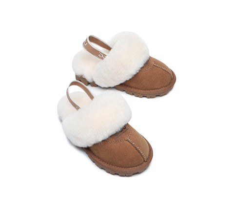 Australian Shepherd®  Kids Slingback UGG Slipper Kids Waffle Plus