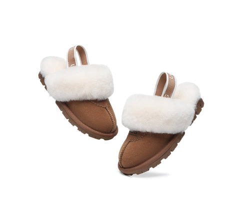 Australian Shepherd®  Kids Slingback UGG Slipper Kids Waffle Plus