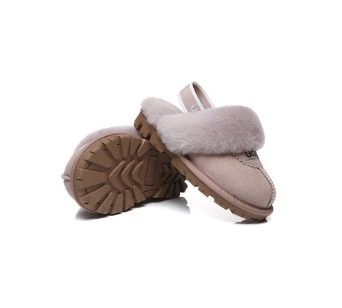 Australian Shepherd®  Kids Slingback UGG Slipper Kids Waffle Plus