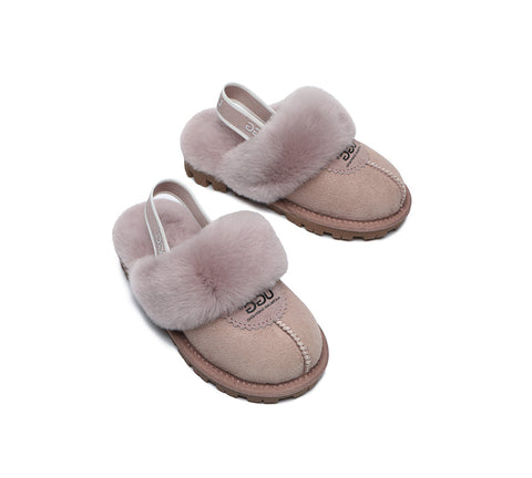 Australian Shepherd®  Kids Slingback UGG Slipper Kids Waffle Plus