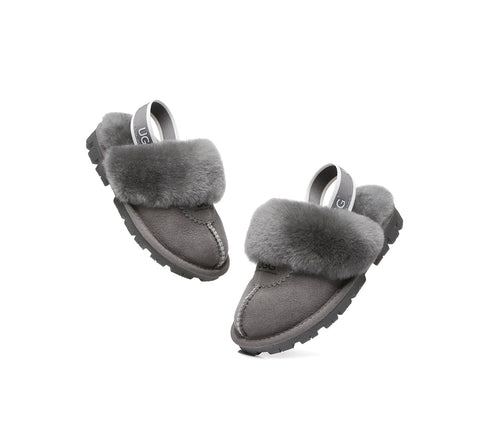 Australian Shepherd®  Kids Slingback UGG Slipper Kids Waffle Plus