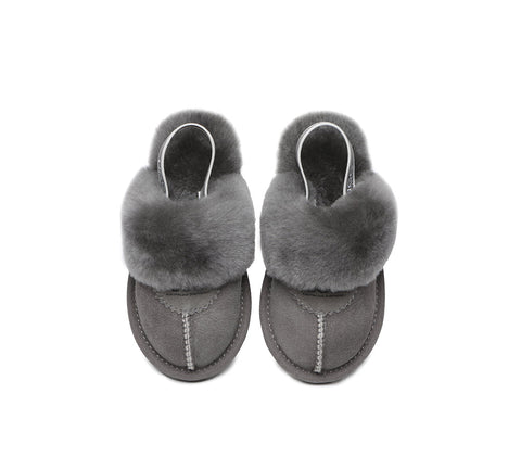 Australian Shepherd®  Kids Slingback UGG Slipper Kids Waffle Plus