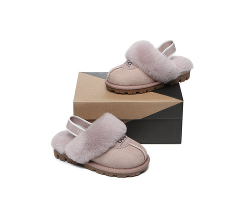 Australian Shepherd®  Kids Slingback UGG Slipper Kids Waffle Plus