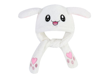 Moving Ear Bunny Plush Hat