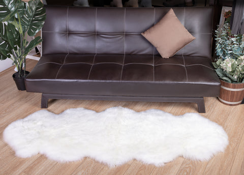 Premium Australian Lambskin Sheepskin Soft Long Wool Rug, 90/105/125/190cm