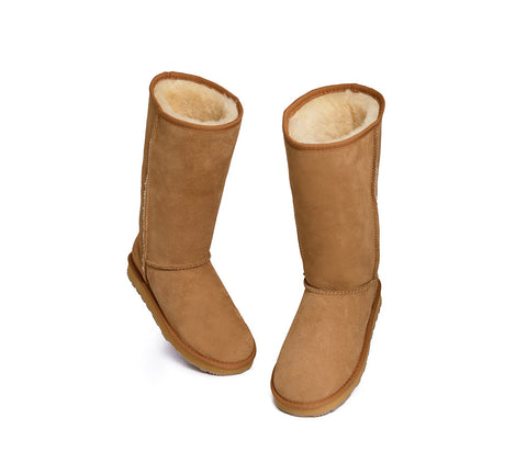 Urban UGG® Unisex Sheepskin Wool Tall Classic Boots