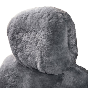 TARRAMARRA® Premium Sheepskin Car Seat Cover Air bag Safe Grey