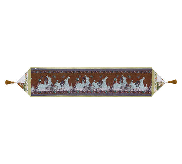 TARRAMARRA® Jacquard Bunny Table Runner with Tassels