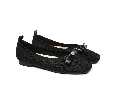 EVERAU® Flats With Bow Women Yolanda