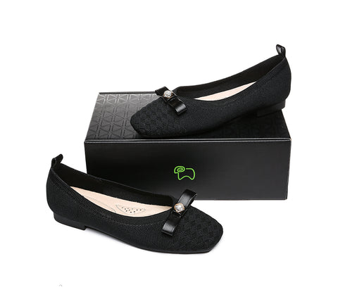 EVERAU® Flats With Bow Women Yolanda
