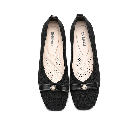 EVERAU® Flats With Bow Women Yolanda