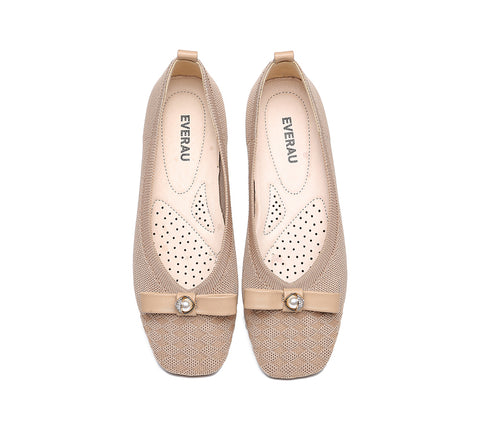 EVERAU® Flats With Bow Women Yolanda