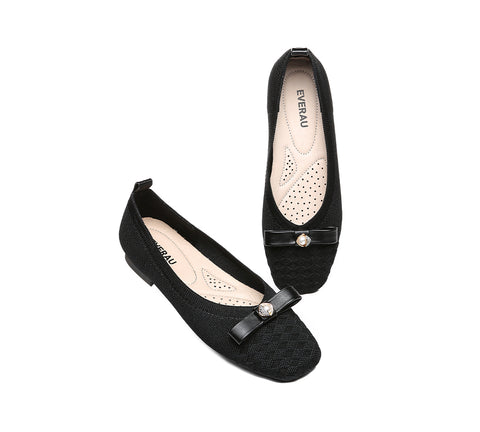 EVERAU® Flats With Bow Women Yolanda