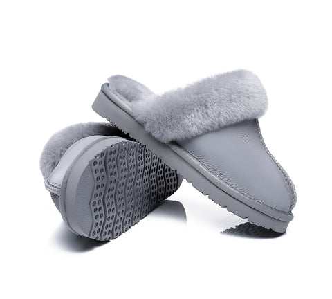 EVERAU® Sheepskin Wool Slippers Muffin Limited Edition Unisex