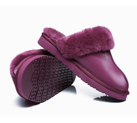 EVERAU® Sheepskin Wool Slippers Muffin Limited Edition Unisex
