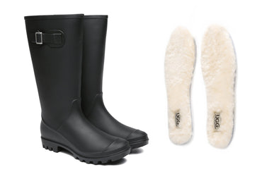 Australian Shepherd® UGG Gumboots ,Tall Rainboots Women Veronica With Wool Insoles