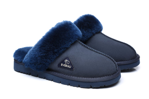 EVERAU® Ugg Premium Sheepskin Slipper Muffin