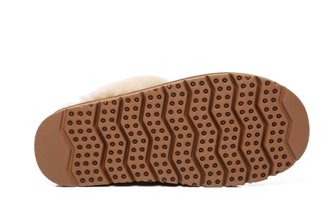 EVERAU® Ugg Premium Sheepskin Slipper Muffin