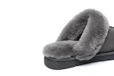 EVERAU® Ugg Premium Sheepskin Slipper Muffin