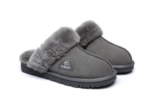 EVERAU® Ugg Premium Sheepskin Slipper Muffin