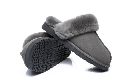 EVERAU® Ugg Premium Sheepskin Slipper Muffin