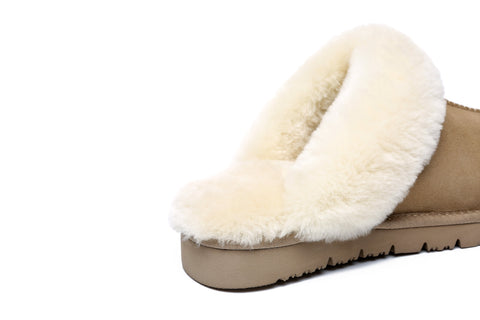 EVERAU® Ugg Premium Sheepskin Slipper Muffin