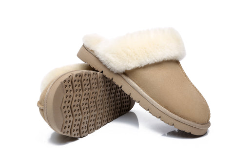 EVERAU® Ugg Premium Sheepskin Slipper Muffin