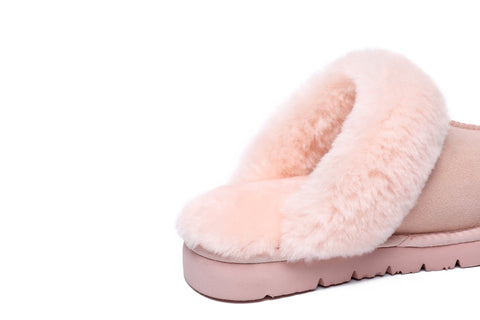 EVERAU® Ugg Premium Sheepskin Slipper Muffin