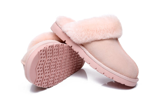 EVERAU® Ugg Premium Sheepskin Slipper Muffin