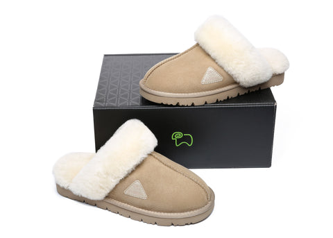 EVERAU® Ugg Premium Sheepskin Slipper Muffin