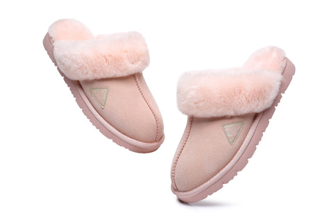 EVERAU® Ugg Premium Sheepskin Slipper Muffin