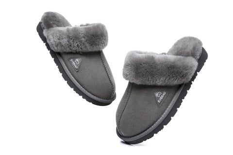 EVERAU® Ugg Premium Sheepskin Slipper Muffin