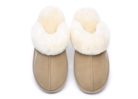 EVERAU® Ugg Premium Sheepskin Slipper Muffin