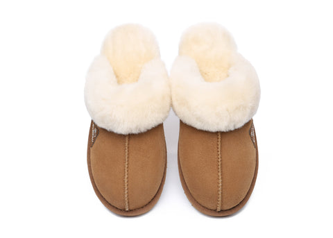 EVERAU® Ugg Premium Sheepskin Slipper Muffin