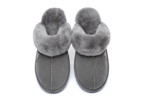 EVERAU® Ugg Premium Sheepskin Slipper Muffin