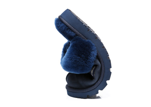 EVERAU® Ugg Premium Sheepskin Slipper Muffin