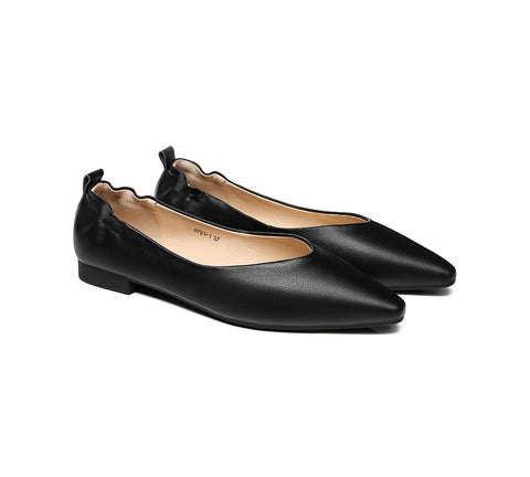 EVERAU® Leather Flats Women Sera