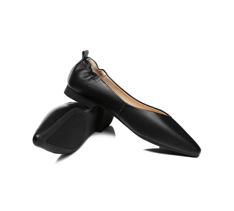 EVERAU® Leather Flats Women Sera