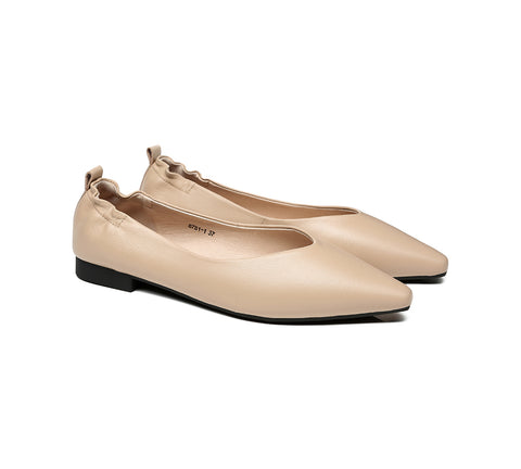 EVERAU® Leather Flats Women Sera
