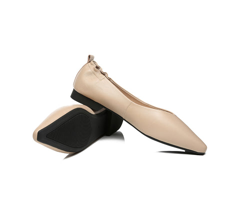 EVERAU® Leather Flats Women Sera
