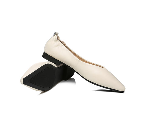 EVERAU® Leather Flats Women Sera