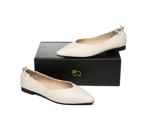 EVERAU® Leather Flats Women Sera