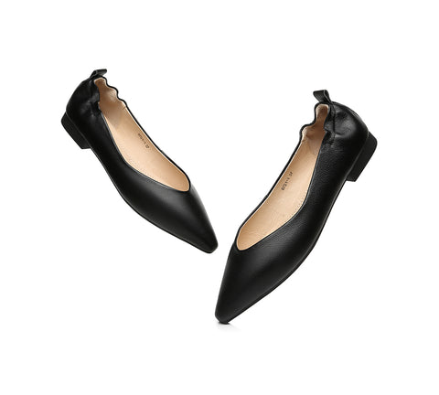 EVERAU® Leather Flats Women Sera