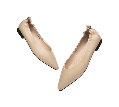 EVERAU® Leather Flats Women Sera