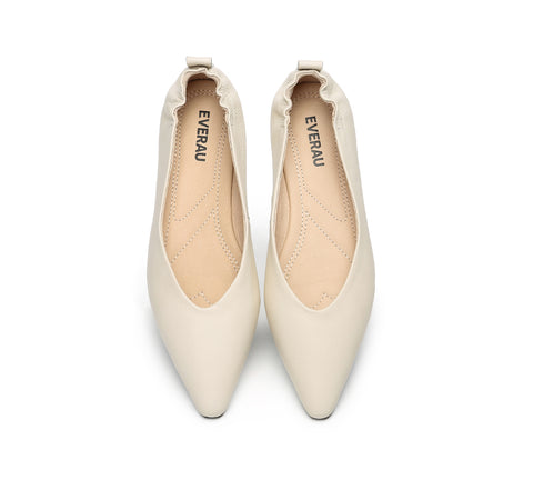 EVERAU® Leather Flats Women Sera